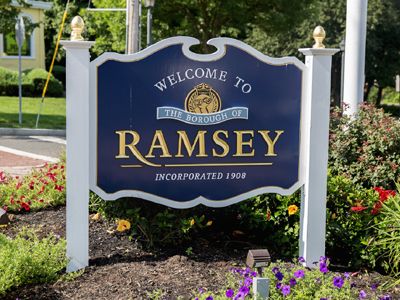 Welcome to Ramsey NJ sign